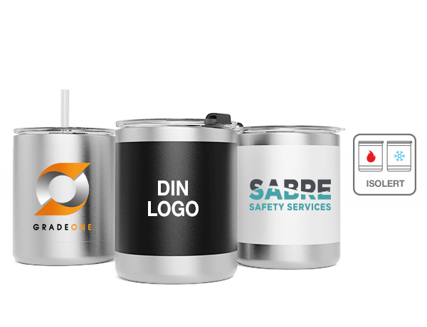 Crew - Dobbeltvegget isolert kopp med logo Crew - Dobbeltvegget isolert kopp med logo