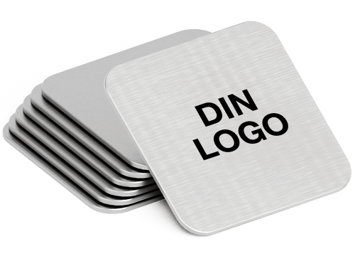 Node - Bordbrikker med logo