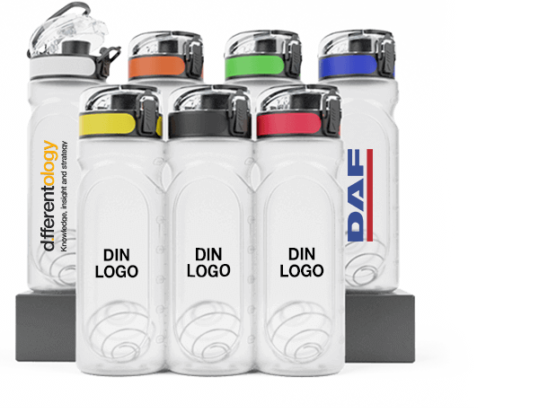 Shaker - Vannflasker i bulk med logo