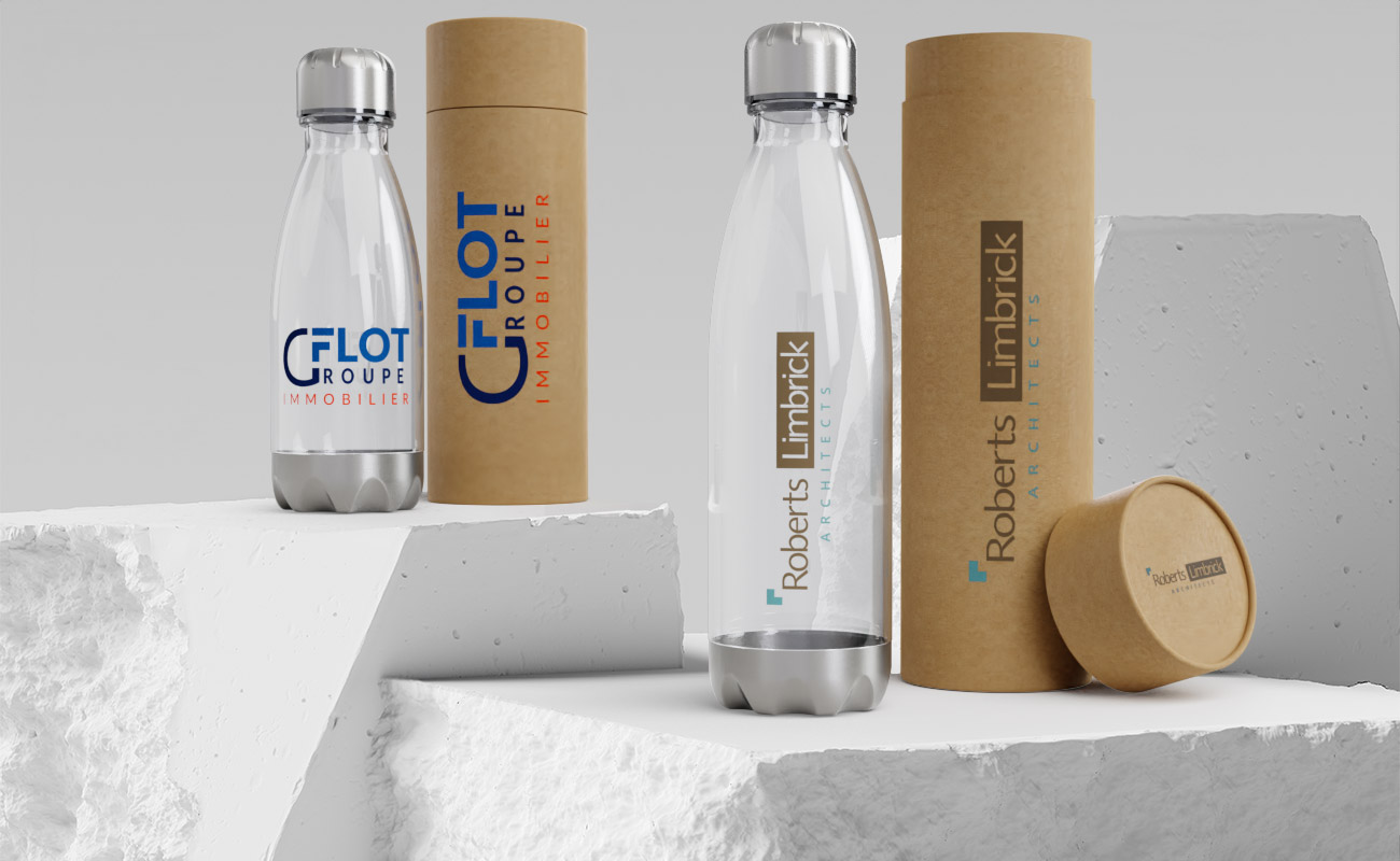 Nova Clear - Vannflasker i bulk med logo