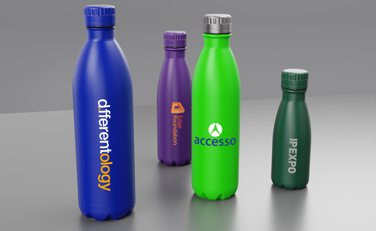 Nova Pure - Merkede vannflasker logo